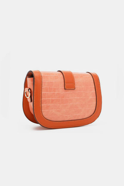 Embossed Crossbody Bag