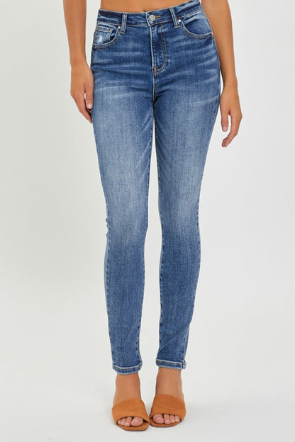 Mid Rise Ankle Skinny Jeans