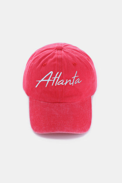 ATLANTA Embroidered Baseball Cap