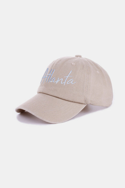 ATLANTA Embroidered Baseball Cap