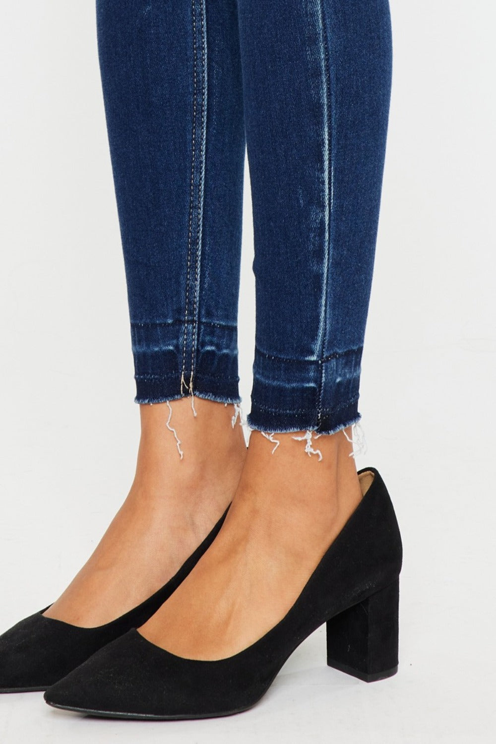 High Rise Ankle Skinny Jeans