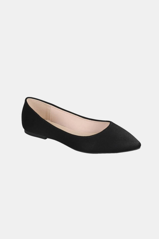 Pointy Toe Slip On Flat Loafers