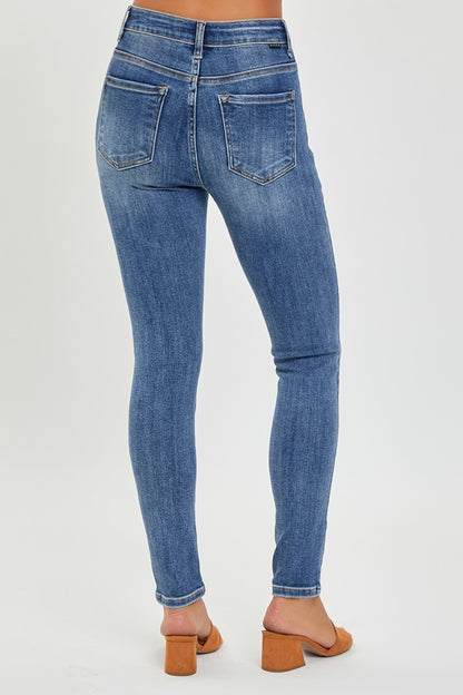 Mid Rise Ankle Skinny Jeans